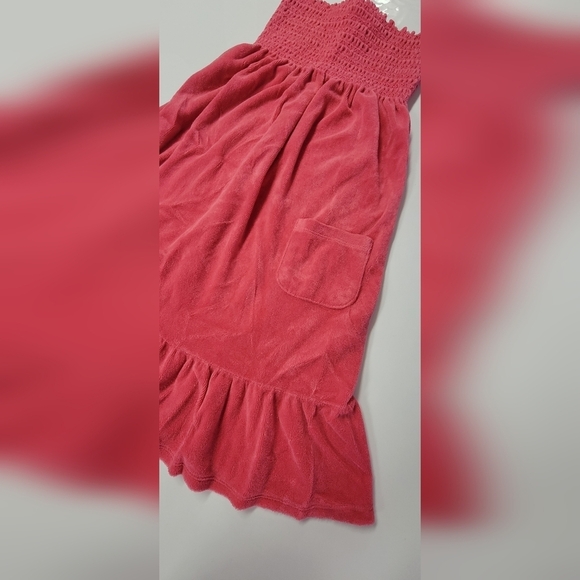 Juicy Couture - ORIGINAL VINTAGE Y2K Terry Cloth Smocked CoverUp- Made in USA - Picture 6 of 6